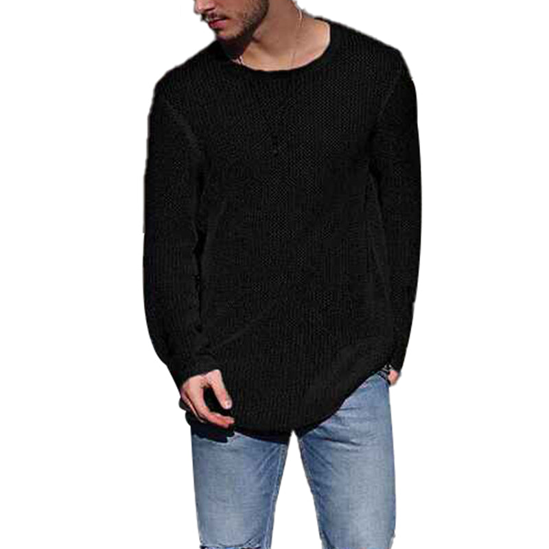Black-Men_s-Pullover-Knitted-Sweater-Crewneck-Stylish-Knitwear-Casual-Slim-Fit-Weave-Knit-Jumper-G073