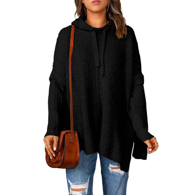 Black-Striped-Color-Block-Hoodies-for-Womens-Long-Sleeve-Pullover-Sweatshirts-K146