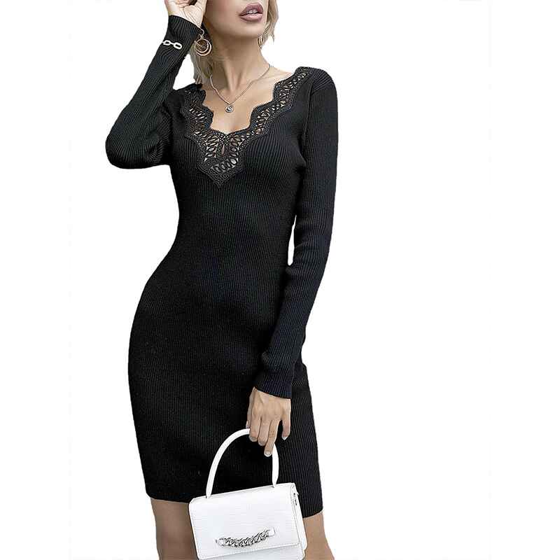 Black-Women-Casual-Long-Sleeve-Bodycon-Dress-for-Women-V-Neck-Ribbed-Knitted-Short-Dresses-Slim-Fit-Solid-Party-Dress-K316