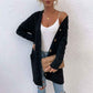 Black-Womens-Cable-Knit-Open-Front-Long-Sleeve-Cardigan-Sweater-with-Pocket-K078