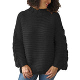 Black-Womens-Casual-Long-Sleeve-Sweaters-Crew-Neck-Solid-Color-Soft-Ribbed-Knitted-Oversized-Pullover-Loose-Fit-Jumper-K052