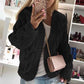 Black-Womens-Winter-Open-Front-Long-Sleeve-Chunky-Cable-Knit-Cardigan-Sweater-Coats-K065