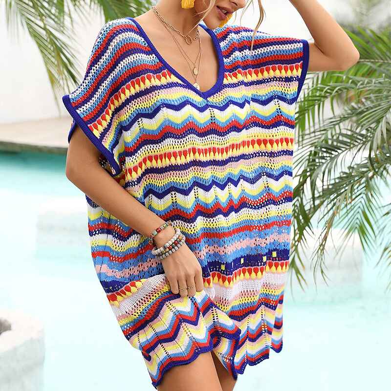 Women's Bikini Bathing Suit Cover-Up for Beach Pool Swimwear Crochet Dress K513