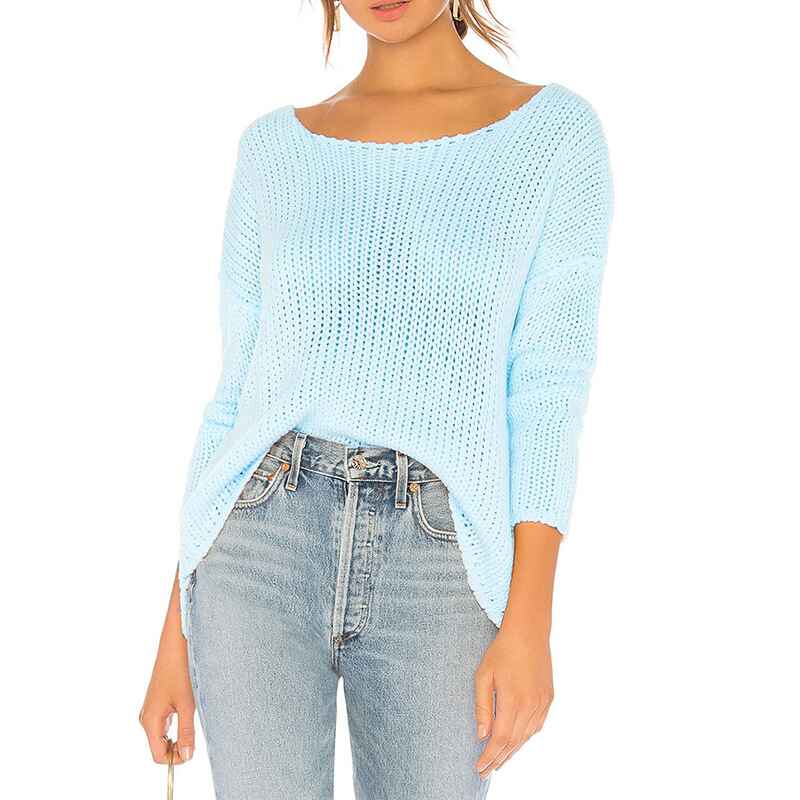 Blue-Womens-Fashion-Round-Neck-Solid-Color-Long-Sleeve-Knit-Sweater-Hollow-Top-Sweater-Embroide-Pullover-Sweater-k035