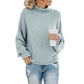 Blue-Womens-Turtleneck-Batwing-Sleeve-Loose-Oversized-Chunky-Knitted-Pullover-Sweater-Jumper-Tops-K064