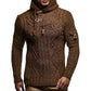 Brown-Mens-Knitted-Sweater-Slim-Pullover-Sweaters-for-Men-with-Hoodie-G009