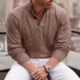 Brown-Mens-Long-Sleeve-Polo-Sweater-Casual-Quarter-Button-Up-Lapel-Collar-Fal-Winter-Tops-for-Men-G063