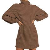 Brown-Women-Turtleneck-Long-Lantern-Sleeve-Casual-Loose-Oversized-Sweater-Dress-Soft-Winter-Pullover-Dresses-K016