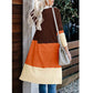 Brown-Womens-Long-Cardigan-Open-Front-Color-Block-Cardigan-Knit-Sweaters-K060