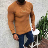 Camel-Men_s-Slim-Fit-Roundneck-Sweater-Casual-Knitted-Twisted-Pullover-Solid-Sweaters-G074