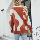 Camel-Womens-Color-Block-Sweater-Long-Sleeve-Round-Neck-Loose-Fit-Colorful-Patchwork-Casual-Sweaters-K481-Back