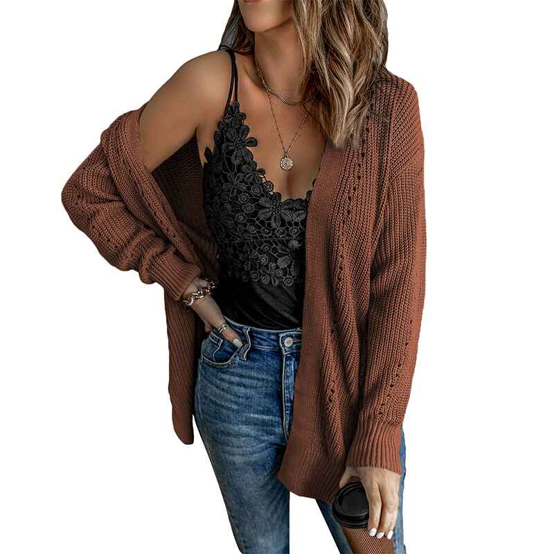 Caramel-Womens-Lightweight-Open-Front-Cardigan-Long-Knited-Cardigan-Sweater-with-Pockets-Soft-Knit-Outwear-K117