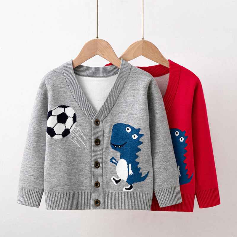 Children-Toddler-Boys-Girls-Cartoon-Dinosaur-Print-Warm-Knitted-Sweater-Long-Sleeve-Tops-Knitwear-Cardigan-Coat-V004