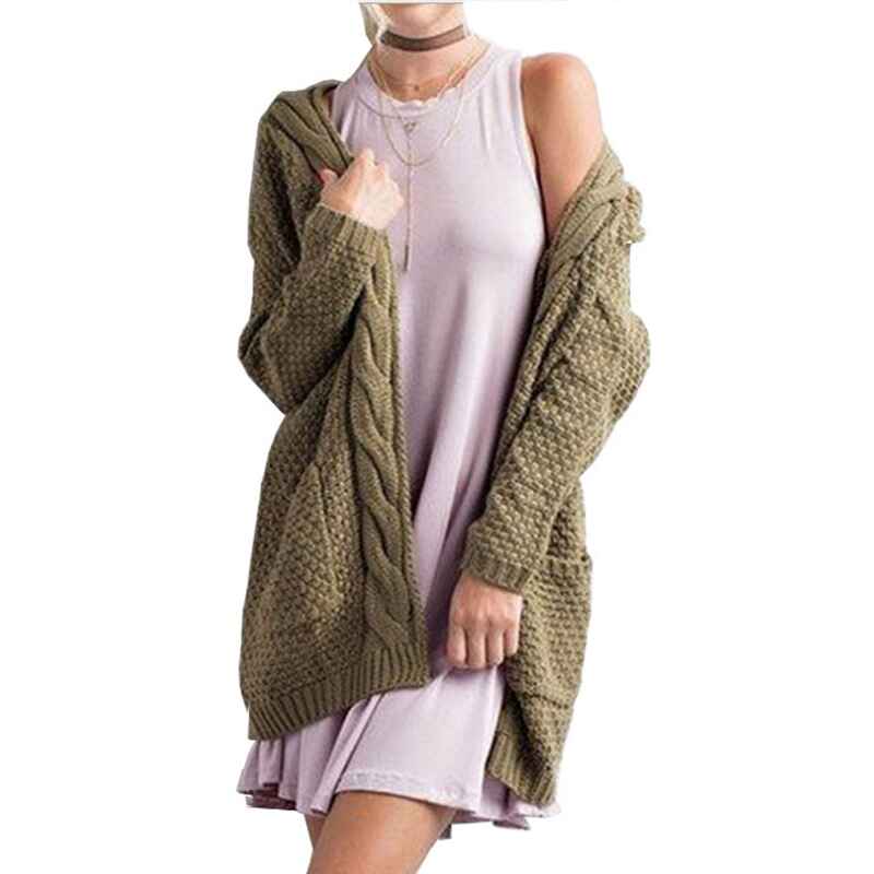 Coffee-Color-Womens-Fashion-Open-Front-Long-Sleeve-Cardigans-Sweaters-Coats-with-Pockets-K070