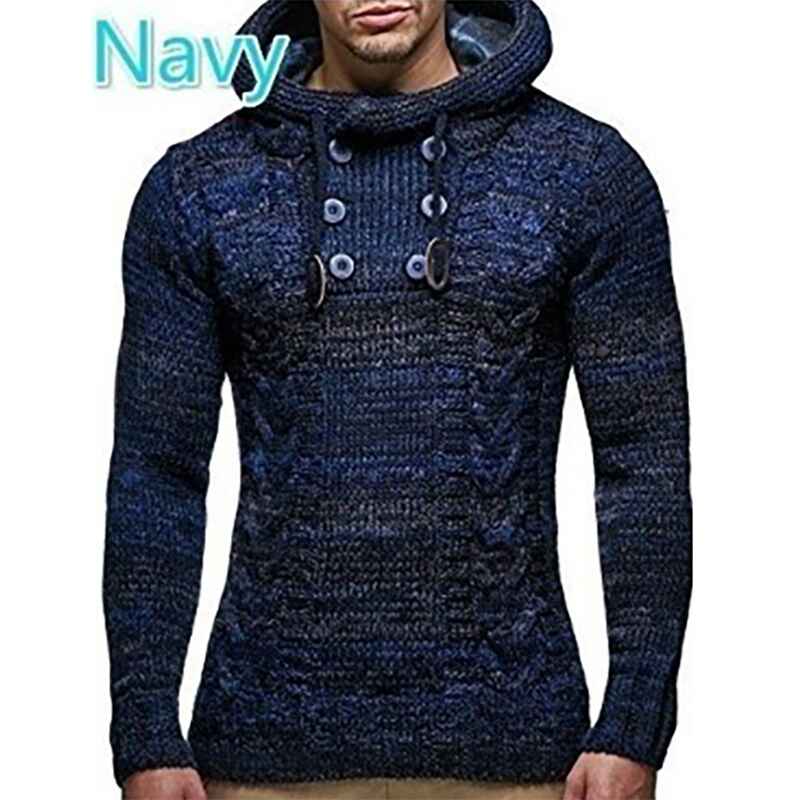 Dark-Blue-Mens-Knitted-Sweater-Slim-Pullover-Sweaters-for-Men-with-Hoodie-G003