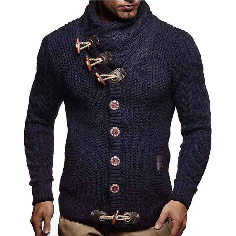 Dark-Blue-Mens-Knitted-Turtleneck-Jacket-Winter-Cardigan-Sweaters-for-Men-G001