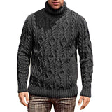 Dark-Gary-Mens-Cable-Knit-Turtleneck-Sweater-G050
