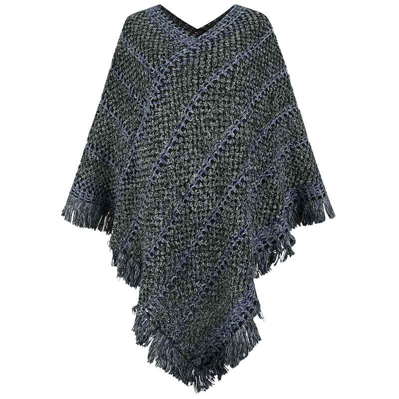 Dark-Gray-Ponchos-for-Women-Women-Ponchos-and-Wraps-Winter-Retro-Stylish-Poncho-Shawl-for-Women-K424