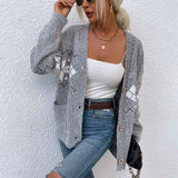 Dark-Gray-Womens-Fashion-Open-Front-Long-Sleeve-Aztec-Cardigans-Sweaters-Coats-K223
