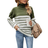 Fall-Winter-Womens-Turtleneck-Knitted-Sweater-Long-Sleeve-Striped-Color-Block-Loose-Ribbed-Pullover-Tops-K334