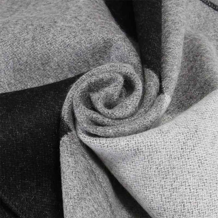 Fashion-Check-Grey-Scarves-Lady-Light-Soft-Fashion-Solid-Scarf-Wrap-Shawl-plaid-scarf-D016-Detail