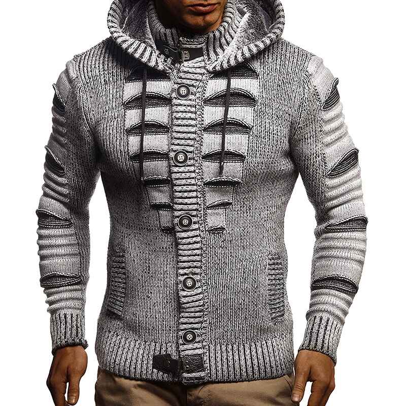 Gray-Mens-Full-Zip-Knitted-Cardigan-Sweater-Cable-Knit-Sweater-with-Pocket-G032