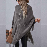 Gray-Womens-Fall-Winter-Turtleneck-Poncho-Sweater-Fashion-Chunky-Knit-Cape-Wrap-Sweaters-Pullover-Jumper-Tops-K384