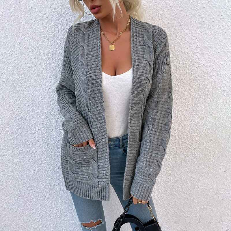 Gray-Womens-Open-Front-Cardigan-Sweaters-Fashion-Button-Down-Cable-Kint-Chunky-Outwear-Winter-Coats-K076