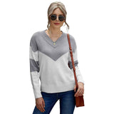 Gray-Womens-Sweaters-Long-Sleeve-V-Neck-Striped-Color-Block-Pullover-Casual-Loose-Knitted-Tops-K133