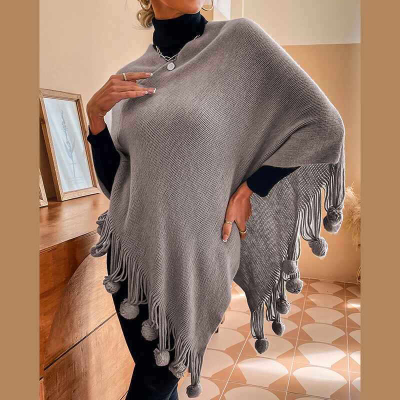 Gray-Womens-Thick-Soft-Pashmina-Shawl-Wrap-Scarf-Warm-Solid-Color-Stole-K308