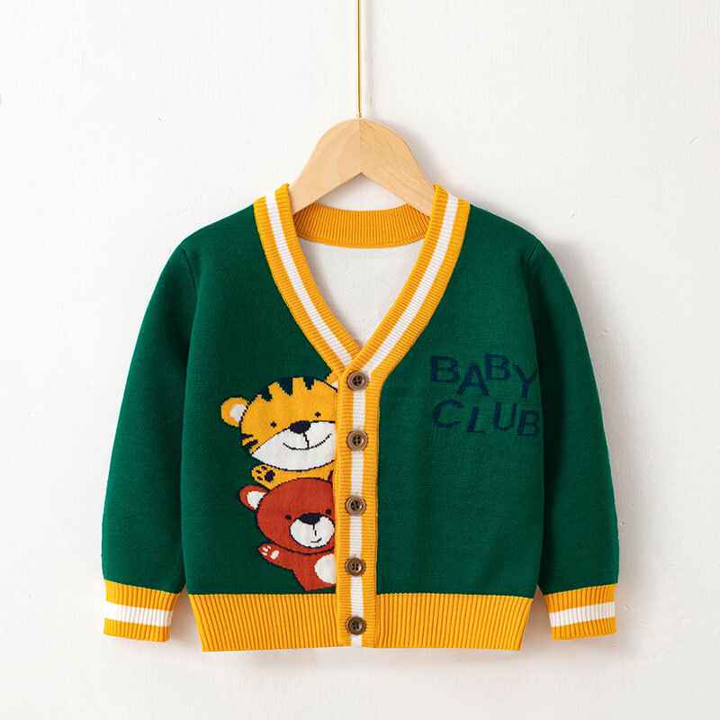 Green-Baby-Boys-Cotton-Cardigans-Long-Sleeve-V-neck-Cardigan-Sweater-Little-Boys-Button-Sweaters-Uniform-V002