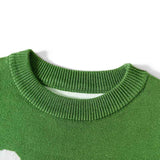 Green-Baby-Boys-Girls-Christmas-Sweater-Toddler-O-Neck-Knitted-Cotton-Sweater-V052-Neck