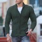    Green-MenS-Long-Sleeve-Soft-Touch-Shawl-Collar-Cardigan-G065