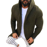 Green-Mens-Long-Open-Front-Cardigan-Sweater-Lightweight-Hooded-Knitted-Cardigan-Sweaters