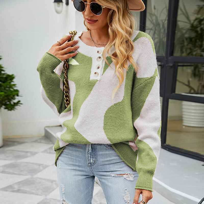 Green-Womens-Color-Block-Sweater-Long-Sleeve-Round-Neck-Loose-Fit-Colorful-Patchwork-Casual-Sweaters-K481