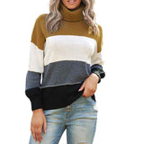     Grey-Women-Casual-Turtleneck-Batwing-Sleeve-Slouchy-Oversized-Ribbed-Knit-Tunic-Sweaters-Pullover-K186