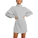 Grey-Women-Turtleneck-Long-Lantern-Sleeve-Casual-Loose-Oversized-Sweater-Dress-Soft-Winter-Pullover-Dresses-K016