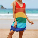     Iridescent-Women-Crochet-Bikini-Cover-Ups-Summer-Scoop-Neck-Beach-Tank-Dress