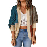 Khaki-Cardigan-Sweater-for-Women-Casual-Long-Sleeve-Color-Block-Cable-Chunky-Knit-Open-Front-Cardigan-Outwear-K105