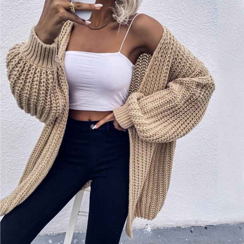 Khaki-Womens-2022-Winter-Open-Front-Long-Sleeve-Chunky-Cable-Knit-Cardigan-Sweater-Coats-K037