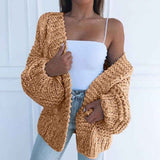 Khaki-Womens-Chunky-Cardigan-Cable-Knit-Oversized-Open-Front-Cardigan-Sweaters-K001
