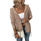 Khaki-Womens-Hooded-Cardigan-Sweater-Oversized-Slouchy-Batwing-Knit-Jacket-Zip-Up-Lightweight-Baggy-Cute-Knitted-Coat-K238