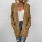 Khaki-Womens-Long-Sleeve-Cable-Knit-Cardigan-Sweaters-Open-Front-Fall-Outwear-Coat-K077