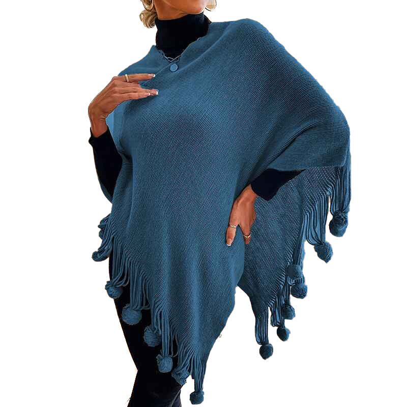 Lake-Blue-Womens-Thick-Soft-Pashmina-Shawl-Wrap-Scarf-Warm-Solid-Color-Stole-K308