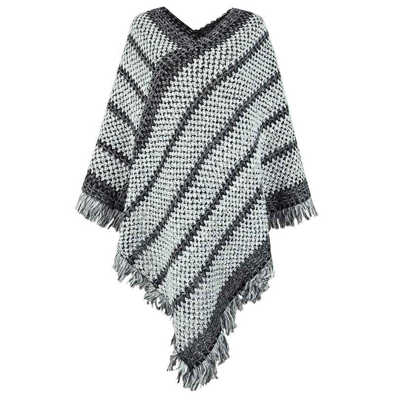 Light-Gray-Ponchos-for-Women-Women-Ponchos-and-Wraps-Winter-Retro-Stylish-Poncho-Shawl-for-Women-K424