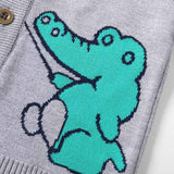 Little-Boys-Button-Up-Cardigan-Sweater-V-Neck-Soft-Knit-V007-Pattern