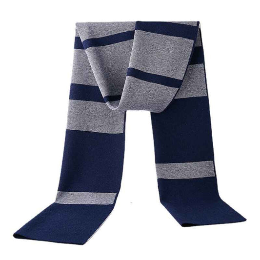     Navy-Blue-Merino-Fine-Wool-Mens-Scarves-Fashion-Knitted-Soft-Scarf-for-Men-Thick-Winter-Neckwear-D002