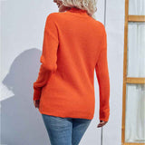 Orange-Red-Womens-Long-Sleeve-Halter-Neck-Cutout-Off-Shoulder-Ribbed-Knit-Loose-Casual-Pullover-Sweater-Top-K227-Back