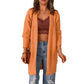 Orange-Womens-Long-Sleeve-Cable-Knit-Cardigan-Sweaters-Open-Front-Fall-Outwear-Coat-K102