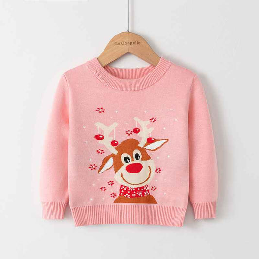 Pink-Girl-Ugly-Christmas-Sweater-Toddler-Boy-Double-Layer-Knitted-Funny-Deer-Xmas-Pullover-Sweater-V043